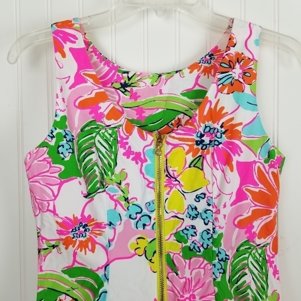 Lilly Pulitzer Target 20th Anniversary Nosey Posie Sleeveless Dress Lace Size 2 - Picture 4 of 16